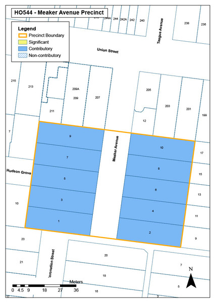 Meaker Avenue Precinct Map