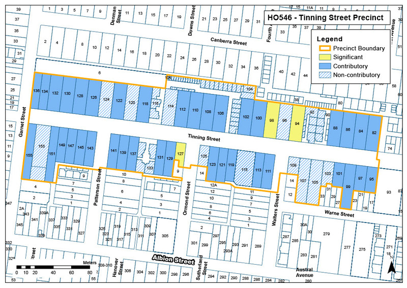 Tinning Street Precinct Map