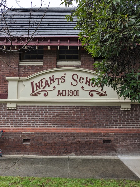 Infant school sign
