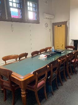 2023 Table and chairs from jury room