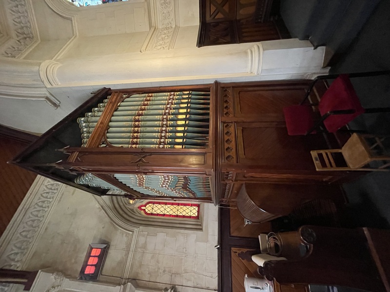 2023. Both sets of facade pipes to Fincham &amp; Hobday organ.