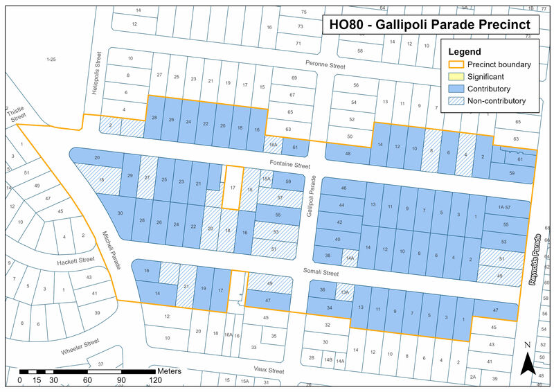 HO80 - Gallipoli Parade Precinct Map