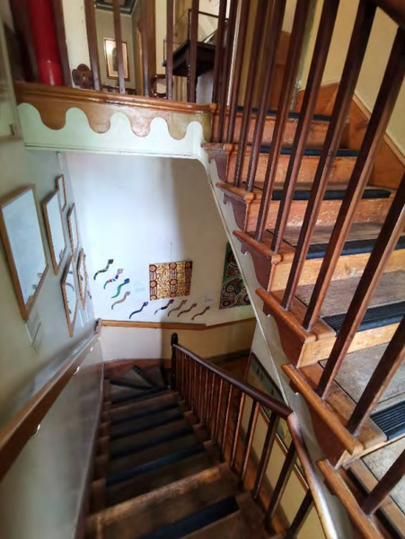 2023. Original timber staircase.