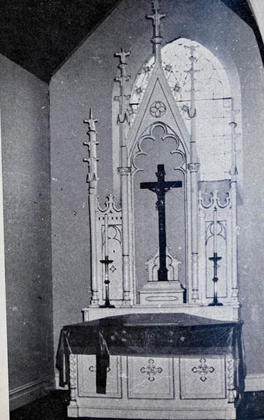 c.1917, Chancel at Pella Church