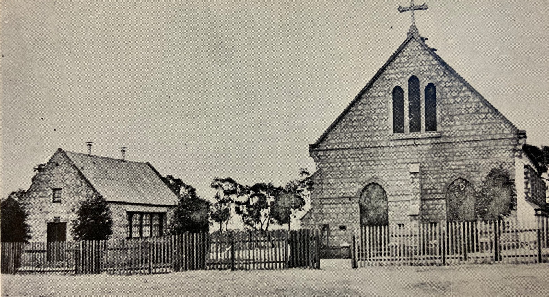 c.1917, Pella Church and School