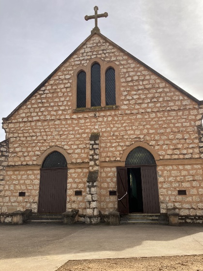 Southern elevation of church (front entrance)