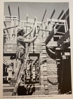 1982 - Kay Street Housing under construction - Housing Commission Annual Report
